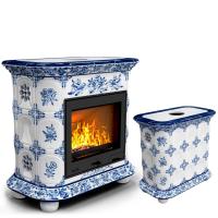 КимрПечь Прованс центральный Дельфт (топка: Ладья-600) (топка: Ладья-600)