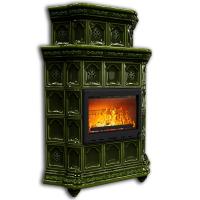 КимрПечь Истра угловой двухъярусный Хвоя (комплектация: Астов-МЛ700)