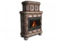 Камин КимрПечь Медальон угловой двухярусный Модерн