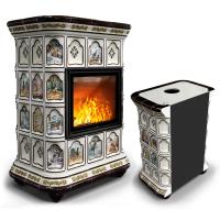 КимрПечь Истра пристенный Звери (комплектация: Облицовка для топки МЛ 700)