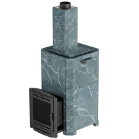 Печь банная «Эйфория 45» в ЗАКРЫТОЙ облицовке ТАЛЬКОХЛОРИТ Прометалл