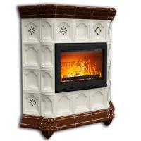 КимрПечь Истра угловой Шоколад (комплектация: Ладья-700)