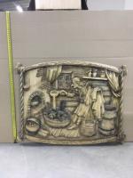 Панно резное "Баба Яга"