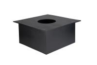 КПД ЧЕРНЫЙ Потолочно проходной узел 0,7мм 450х450 ф210 под стакан