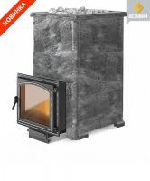 Печь для бани Везувий Легенда Русский Пар 24 (240) в облицовке талькохлорит
