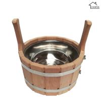 Шайка 5л Cooper с нержавеющей вставкой ольха ШДН-5