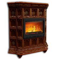 КимрПечь Истра угловой Каштан (комплектация: Облицовка для топок Ладья-700, Erik-700)