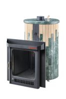 Печь для бани Ферингер Ламель Малютка Змеевик+Окаменевшее дерево до 18 м³ (серия ПФ) 