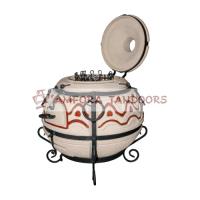 Тандыр Амфора Восточный с откидной крышкой (в комплекте со стойкой)