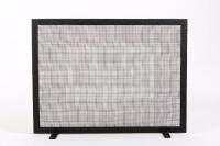 Экран каминный противоискровой Ш большой черный 700х500