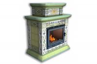 Камин КимрПечь Билибин пристенный двухъярусный Весна