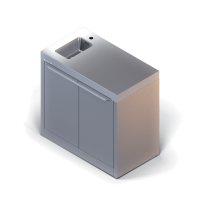 Тумба с мойкой Gratar Expert ETU 900M