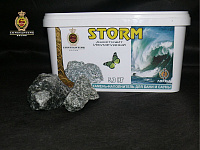 Камень для бань и саун Анортозит Изумрудный ШТОРМ