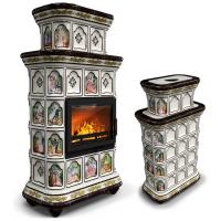 КимрПечь Истра центральный двухъярусный Усадьба (комплектация: Облицовка для топок Ладья-600, Antek)