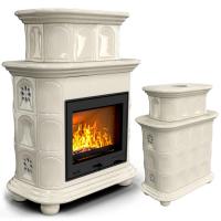 КимрПечь Прованс центральный двухъярусный Ваниль (топка: Ладья-700) (топка: Ладья-700)