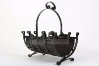 Подставка для дров "ПДД" с ручкой Малая