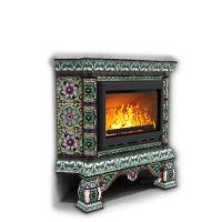 КимрПечь Изразцовая печь Кострома угловой Апрель (топка: Ладья-600)