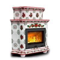 КимрПечь Прованс угловой двухъярусный Маки (топка: Ладья-700)