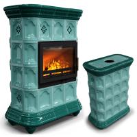 КимрПечь Истра центральный Волна (комплектация: Облицовка для топок Ладья-700, Erik-700)