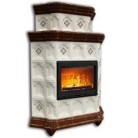 КимрПечь Истра угловой двухъярусный Шоколад (комплектация: Ладья-600)