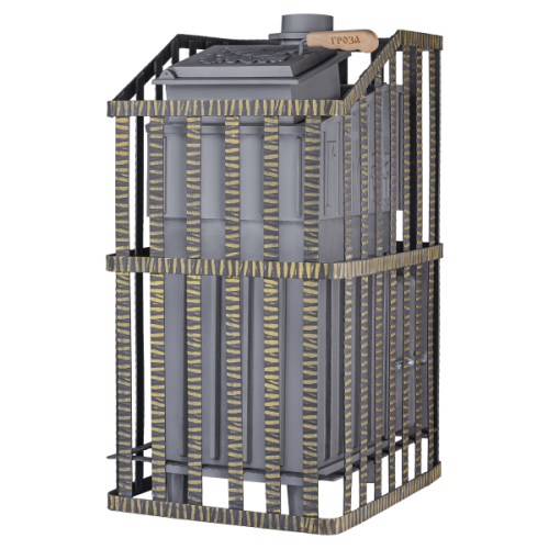 Печь для бани Технолит Гроза Ураган 18 (М) сетка