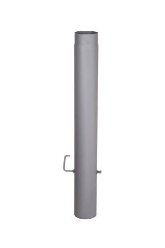 Шибер (труба с шибером) КПД ЧЕРНЫЙ 1м (1000мм)