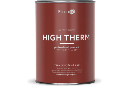 Лак Elcon для кирпича термостойкий 1л до 250*