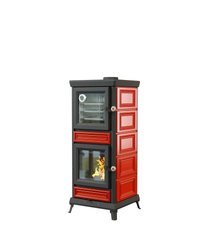 Печь-камин Астов (Astov) Майолика с духовкой