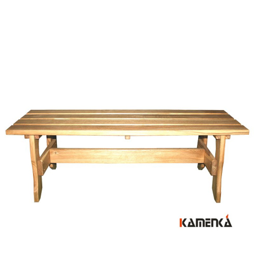 Лавка Волга дуб лакированный