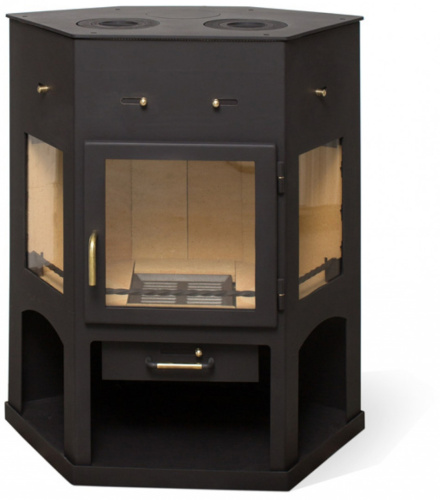 Печь-камин Мета-Бел Енисей 11 с плитой