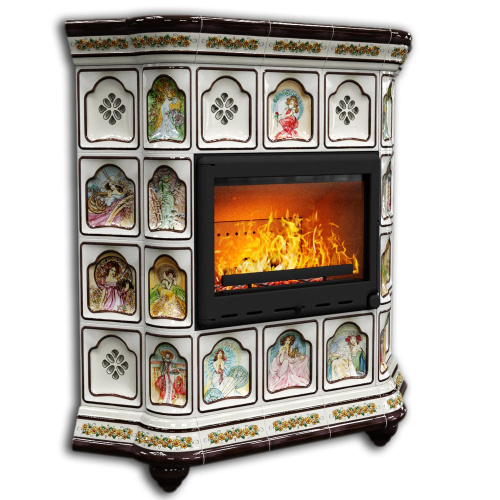 КимрПечь Истра угловой Усадьба (комплектация: Облицовка для топки МЛ 700)