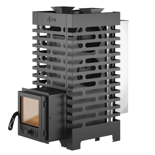 Печь для бани АСТОН (ASTON) 20 стекло "АКВА"