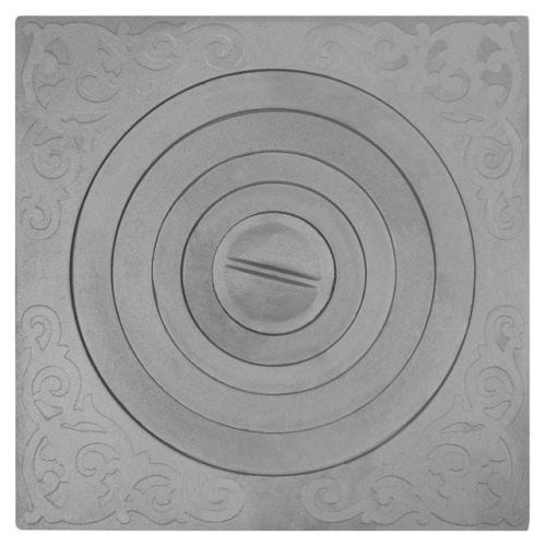 Плита чугунная Рубцовск П1-5А для барбекю 512*512 (под казан 6-12л)