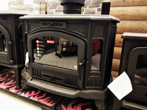 Печь-камин Kratki Koza K9 (Коза К9) (турбина) с вентилятором