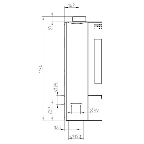 Печь-камин Thorma Andorra II (Торма Андорра 2)