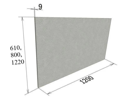 Фиброцементная плита Фламма Flamma