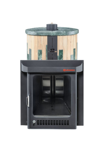 Печь для бани Ферингер Ламель Малютка Змеевик+Окаменевшее дерево до 18 м³ (серия ПФ) 