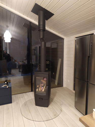 КПД ЧЕРНЫЙ Отвод сэндвич 45* ф180х260