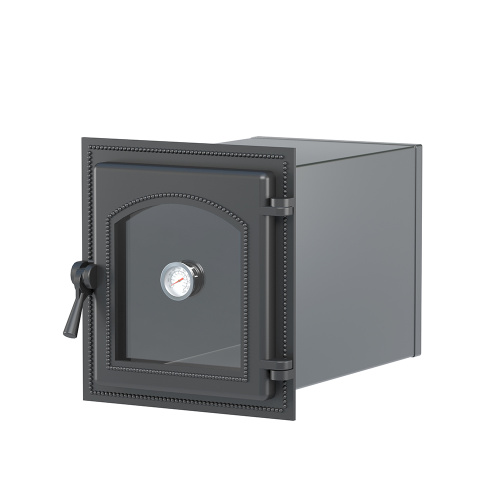 Духовка Везувий 270 Антрацит с термометром 260*295*400