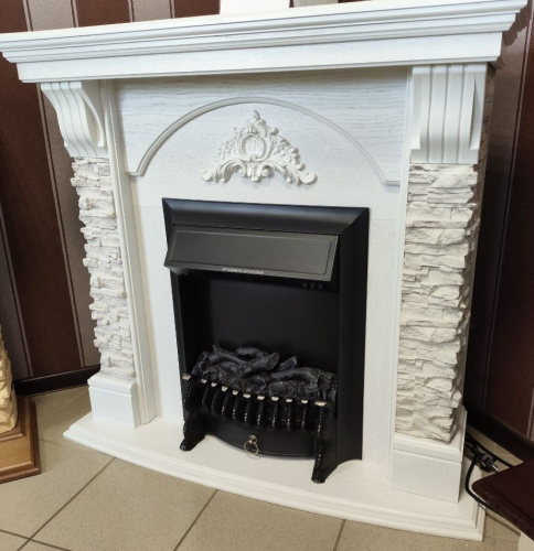 Комплект Угловой Портал Real Flame Athena Corner GR STD/EUG/25"5/24 + Очаг Royal Flame Fobos FX