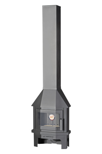 Камин Экокамин Мюнхен пристенно-угловой Мини графит PKN176M