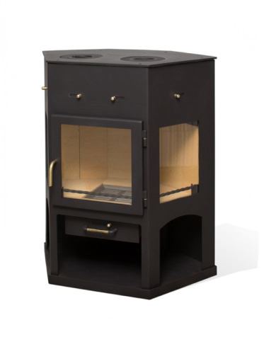 Печь-камин Мета-Бел Енисей 11 с плитой