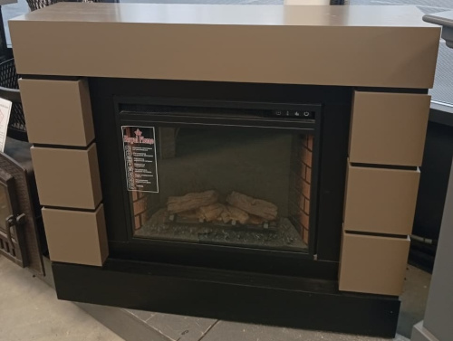 Комплект Портал Royal Flame Lindos беж.серый, черный + Очаг Очаг Royal Flame Vision 23 EF LED FX