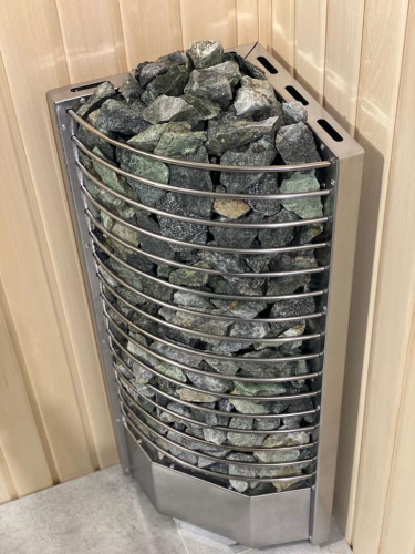 Печь Олимпия 9 кВт (9-15 м3) Угловая РЭК Ресурс электрокаменка ЭКМ