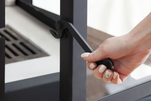 Топка Экокамин Альфа 700 R два стекла правая