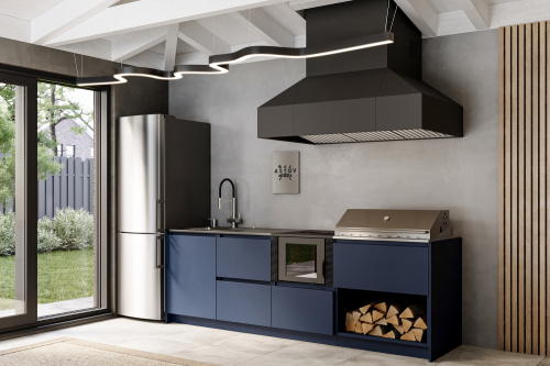 Кухня ASTOV BBQ № 12 (ширина 2640 мм)