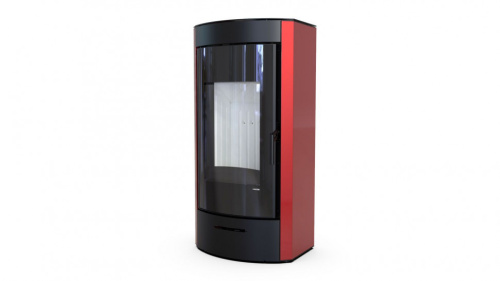 Печь-камин DEFRO HOME ORTI, 9кВт, красная сталь