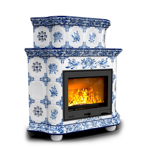 КимрПечь Прованс угловой двухъярусный Дельфт (топка: Ладья-600)