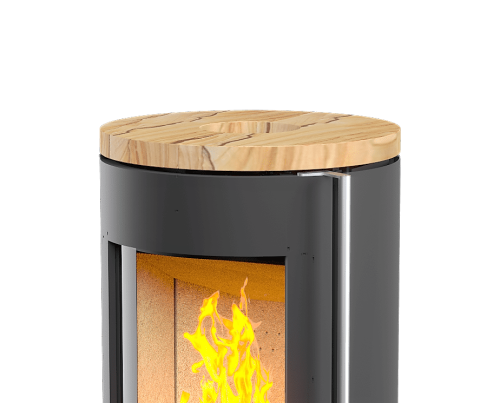 Печь-камин АСТОВ ASTOV R1 N (прямая задняя стенка)