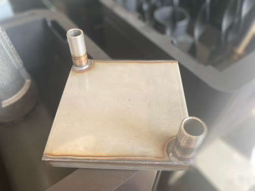 Печь для бани Варвара Мини с теплообменником глухая дверка